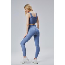 Kalın Askılı Sports Bra – Açık Mavi