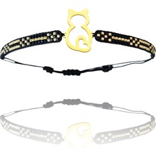 Tabitela Altın Bileklik Model 7 Kedi   G7B340 0.5 gr