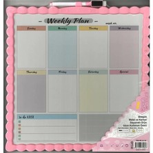 Mikro JL-116 Magnetic Çift Taraflı Beyaz Yazı Tahtası 29X29CM