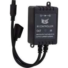 Powermaster Ir Kontrol Kumandalı Renk Değiştiren Müziğe Sese Duyarlı Rgb LED Kontrol Cihazı