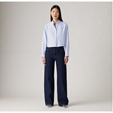 Ribcage Wide Leg Kadın Jean Pantolon - Shaded View