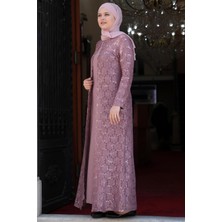 Papatya - Elbise - Pudra - ISR502