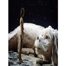 Eklemli Falkor Ejderhası Bitmeyen Hikaye 20CM - Hediyelik Hareketli Falkor Ejderi