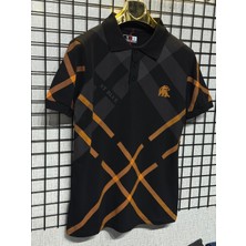 Polo Yaka T-Shirt %95 Pamuk Premium A+ Kalite Siyah Penye Çekme Solma Bozulma Yapmaz Garanti Stblue