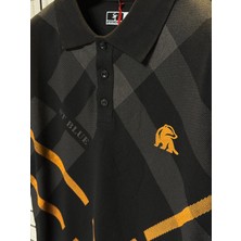Polo Yaka T-Shirt %95 Pamuk Premium A+ Kalite Siyah Penye Çekme Solma Bozulma Yapmaz Garanti Stblue