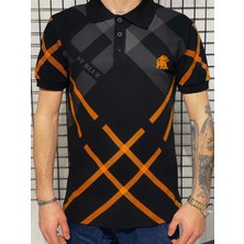 Polo Yaka T-Shirt %95 Pamuk Premium A+ Kalite Siyah Penye Çekme Solma Bozulma Yapmaz Garanti Stblue