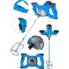 Alman Pro 2400 Watt Bakır Sargılı Devir Ayarlı Elektirikli Alçı Boya ve Harç Karıştırıcı Mikser