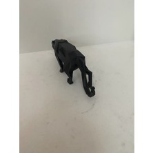 Geometrik Kubik Kara Panter - Dekortif Koleksiyon Ürün 18CM Siyah
