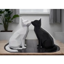 Aşık Kediler 17CM - Dekoratif Obje ve Biblo Hediyelik Ürün