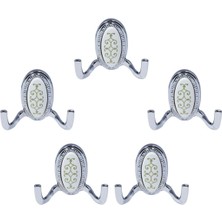 Elif Askı Vestiyer Duvar Dolap Elbise Askısı Metal Mobilya Kapı Askılığı Askılık (4 Adet)