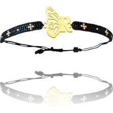 Tabitela Altın Bileklik Model 9 Harf R   G9B361 0.5 gr