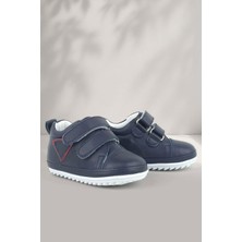 Rakerplus Scrat Hakiki Deri Lacivert İlk Adım Bebek Ayakkabı