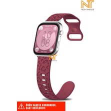 Huawei Watch Fit 3 / Fit 4 / Fit 4 Pro Uyumlu Leopar Desenli Silikon Kordon / Strap