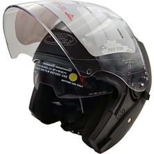 Proyou Güneş Gözlüklü Yarım Kask - Açık Kask