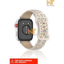 Huawei Watch Fit 3 / Fit 4 / Fit 4 Pro Uyumlu Leopar Desenli Silikon Kordon / Strap
