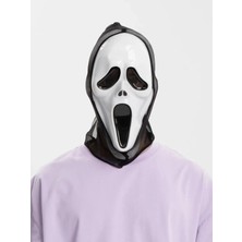 Kapşonlu Çığlık Maskesi Scream Maskesi 33X21 cm