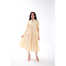 Melenza 5522 Elbise-San Geman