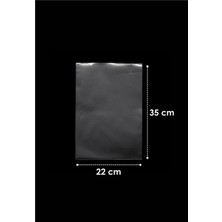 Eliz Party Şeffaf Parlak Bantsız Jelatin Poşet 22X35CM Kurabiye Çeyiz Aksesuar Paketleme Poşeti 100 Adet