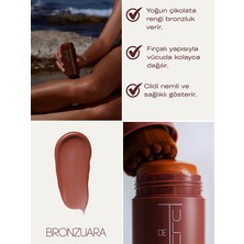 Bronzaura | Güneş Altında Kullanılan Yoğun Bronzlaştırıcı Fırçalı Stick | Kakao Jojoba Havuç Yağı İçeren | Tanning Stick