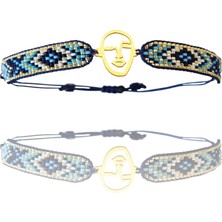 Tabitela Altın Bileklik Model 8 Yüz   G8B45 0.5 gr