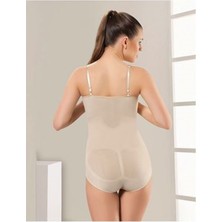 Ten Açık Göğüs Çıtçıtlı Dikişsiz Korse - 756