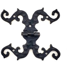   Pirinç Süslü Menteşe - 100X90 Mm, Oksit