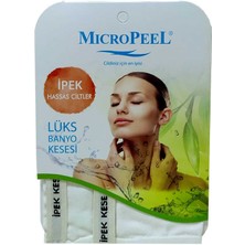 Timestart Ipek Hassas Cilt Için Banyo Kesesi Beyaz 16X25