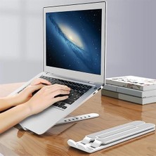 Timestart Ayarlanabilir Plastik Dizüstü Destek Tabanı Katlanabilir Taşınabilir Laptop Sehpası Yükselti