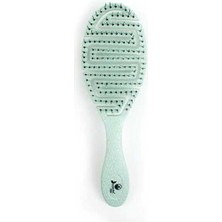 Timestart Pro Vegan Açma Tarama Saç Fırçası Yeşil 1 Adet