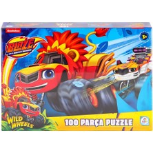 BL0048 Blaze  Machines 100 Parça Puzzle