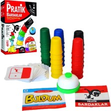 Pratik Bardaklar Buldum Oyun Hediyeli Eğitici Oyuncak