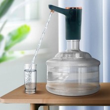 Timestart Retro Model Otomatik Damacana Pompası Aparatı Yeşil Renk Bakır Detaylı