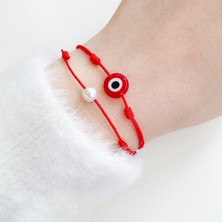 Cam Inci-Nazar Bileklik Seti