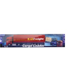 Timestart Kutulu Sürtmeli Forklift ve Kırmızı Konteynır Tır