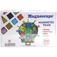 8820 Magnescape Manyetik Tiles 20 Parça