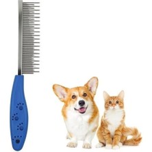 Timestart Tüy Açıcı Kedi Köpek Tarağı Tek Taraflı L Dişli Evcil Hayvan Bakım Fırçası