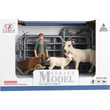 Timestart Model Hayvan Seti Sakallı Keçi ve Yavrusu