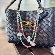 Cam Kalp Boncuk Çanta Aksesuarı