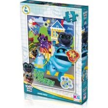 Timestart  Puzzle 35 Parça Bingo ve Roli'nin Maceraları