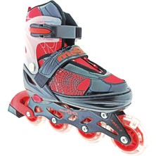 Timestart  Işıklı Kırmızı Örümcek Paten