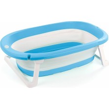 Timestart 7259  Küçük Katlanabilir Küvet -Mavi