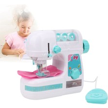Elektrikli Orta Boy Dikiş Makinesi Oyuncakları Kız Çocukları Için Eğitici Ilginç Oyuncak (Yurt Dışından)
