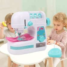 Elektrikli Orta Boy Dikiş Makinesi Oyuncakları Kız Çocukları Için Eğitici Ilginç Oyuncak (Yurt Dışından)