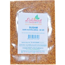 Susam Kavrulmuş Simitlik Sarı 50 gr Paket