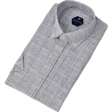 Erkek Klasik Tek Cepli Kısa Kol Gömlek BGL-ST04556