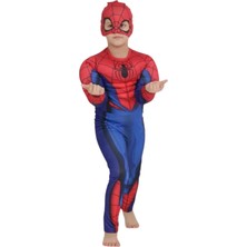 Spiderman Kaslı Çocuk Kostümü