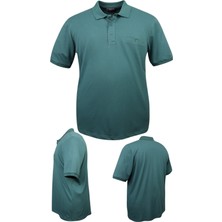 Maruf Shop Erkek Büyük Beden 115 - 175 Kilo Arası Uygun Bedenli Likralı Pike Polo Yaka Cepli Tişört
