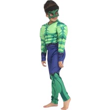 Hulk Kaslı Çocuk Kostümü