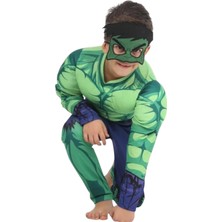 Hulk Kaslı Çocuk Kostümü