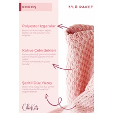 ChicKits Kokoş - Kahve Çekirdeği Dokulu Mikrofiber Bez 30*30 cm